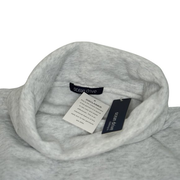 Junior’s Burnout Boxy Turtle Neck Top Mink / Gray - Picture 12 of 16